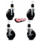 Service Caster 5'' Soft Rubber Wheel Swivel 1-7/8'' Expanding Stem Caster Set 2 Brakes, 4PK SCC-EX20S514-SRS-2-TLB-2-178 - alternate 2